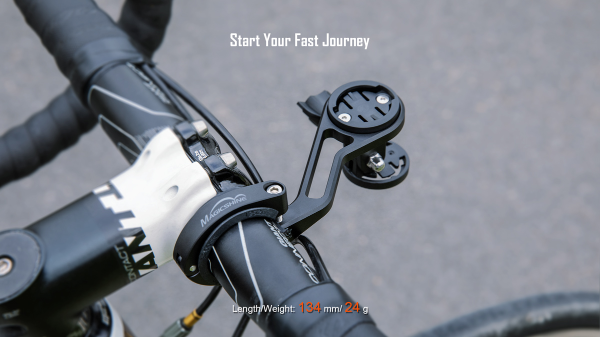 Gá xe đạp đa năng MAGICSHINE TTA v2 hỗ trợ tương thích đồng hồ Garmin, Wahoo, Polar, và Bryton, có thể treo Gopro và tất cả đèn xe đạp Magicshine