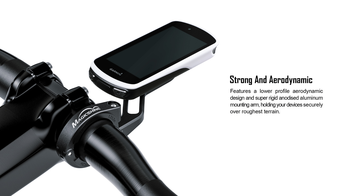 Gá xe đạp đa năng MAGICSHINE TTA v2 hỗ trợ tương thích đồng hồ Garmin, Wahoo, Polar, và Bryton, có thể treo Gopro và tất cả đèn xe đạp Magicshine