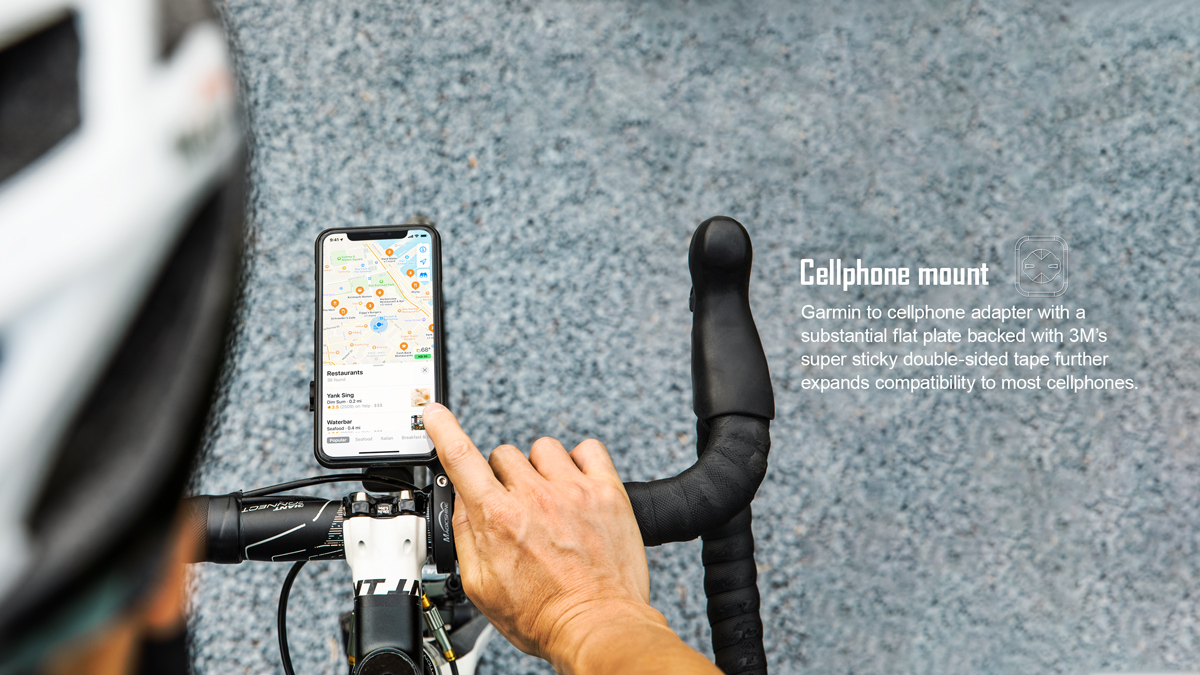 Gá xe đạp đa năng MAGICSHINE TTA v2 hỗ trợ tương thích đồng hồ Garmin, Wahoo, Polar, và Bryton, có thể treo Gopro và tất cả đèn xe đạp Magicshine