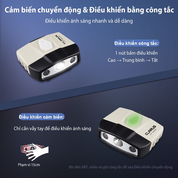 HC5 được tích hợp cảm biến chuyển động