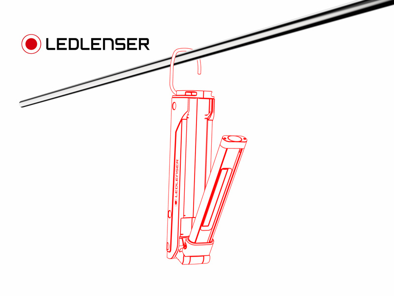 Đèn pin công nghiệp LEDLENSER IW5R Flex độ sáng 600 lumen sử dụng 1 pin 18650 2600mAh