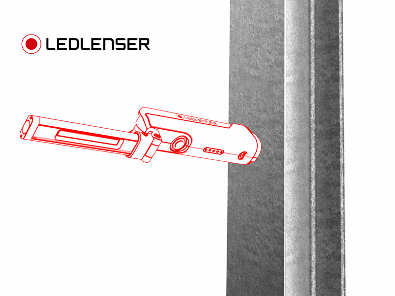 Đèn pin công nghiệp LEDLENSER IW5R Flex độ sáng 600 lumen sử dụng 1 pin 18650 2600mAh