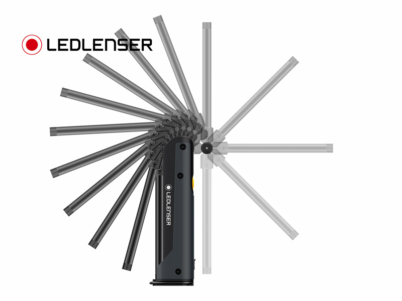 Đèn pin công nghiệp LEDLENSER IW5R Flex độ sáng 600 lumen sử dụng 1 pin 18650 2600mAh