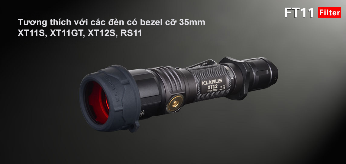 Kính lọc màu KLARUS FT11 tương thích với XT11, XT11GT PRO