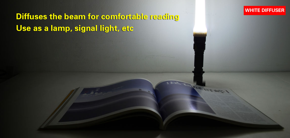 Tản sáng trắng KLARUS KDF1 (silicon) - tương thích với XT11, XT11GT, XT11S, A1