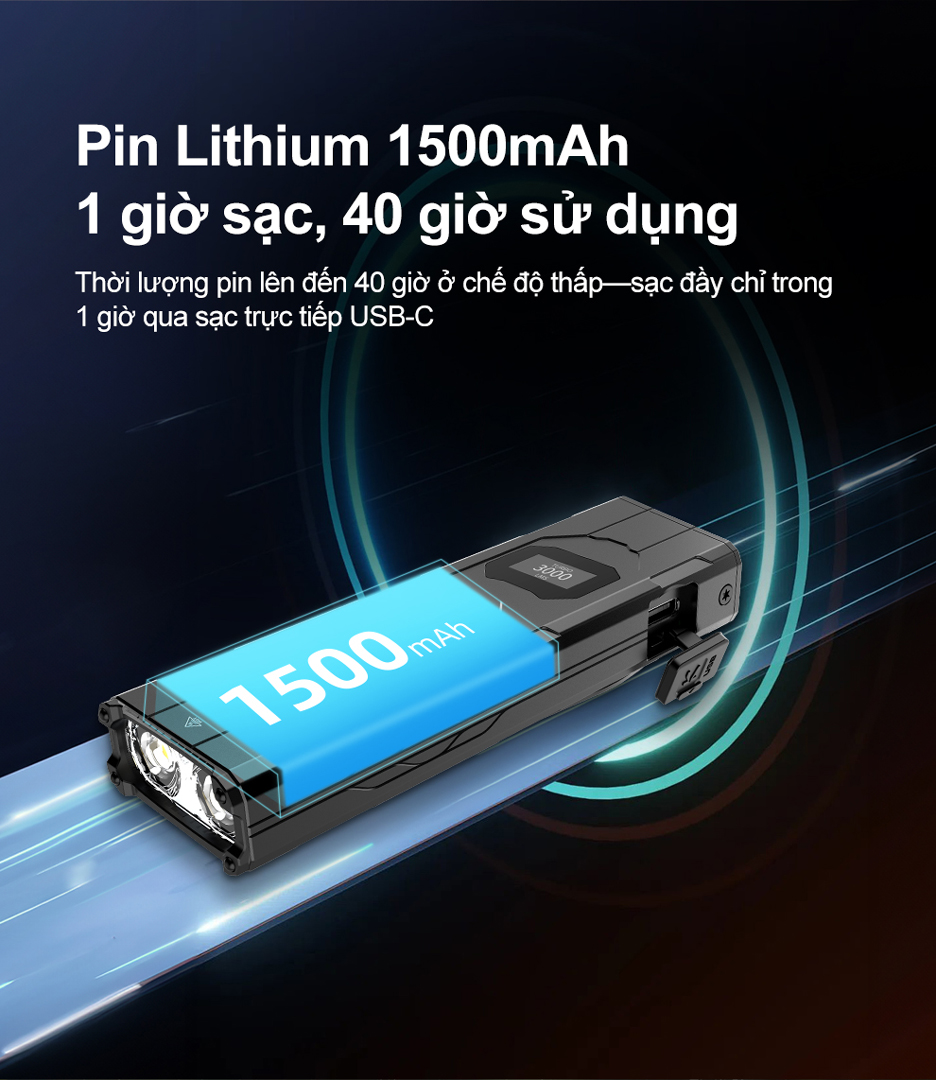 Đèn pin tác chiến siêu gọn KLARUS FlatTac X2 Độ sáng 3000 Lumens - Chiếu xa 170m