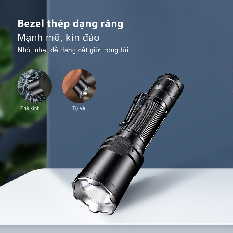 Đèn pin phản ứng nhanh KLARUS XT11R sáng 1300 lumen chiếu xa 300m