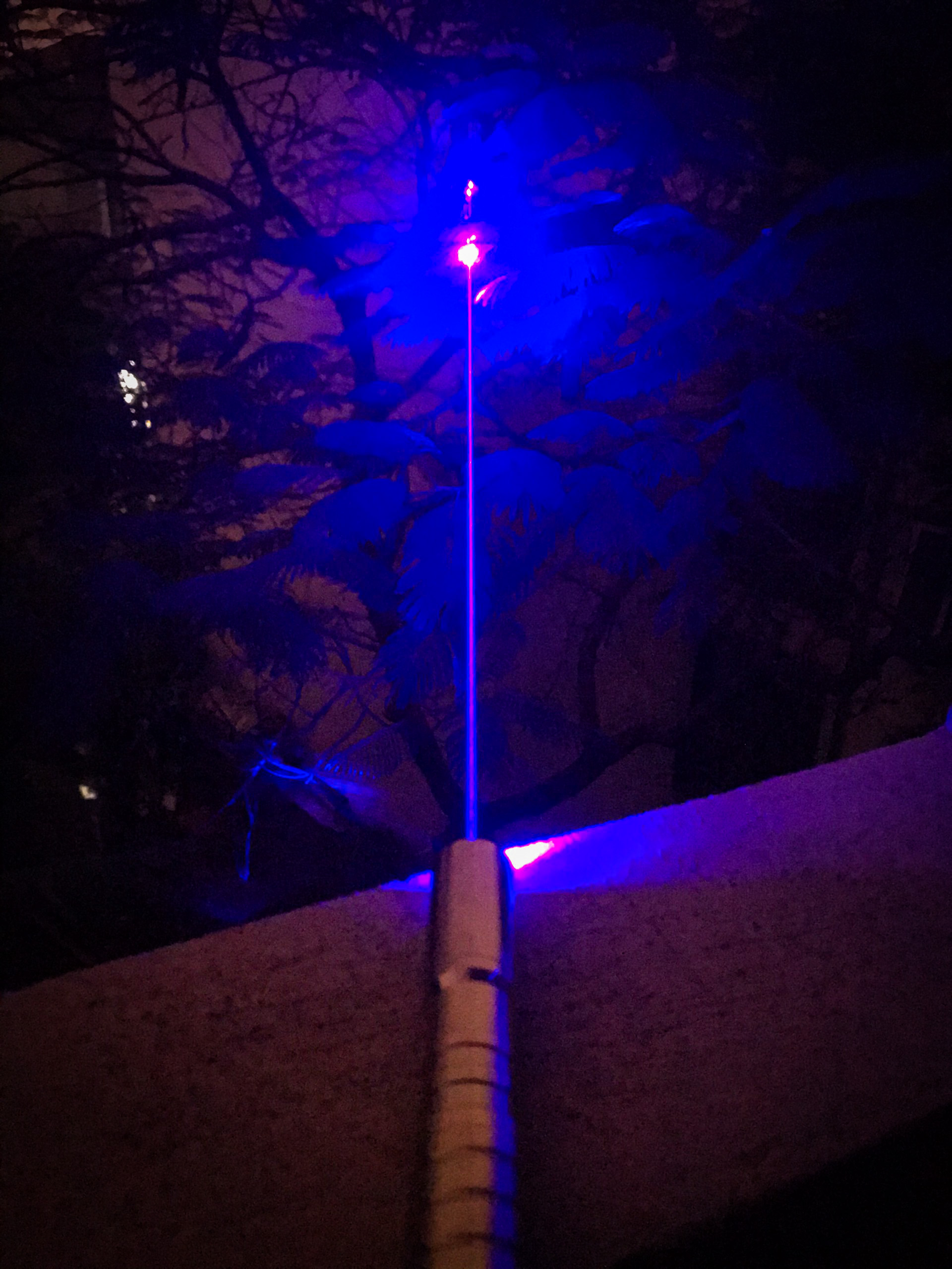 Đèn laser Blue công suất 2W tia màu xanh dương