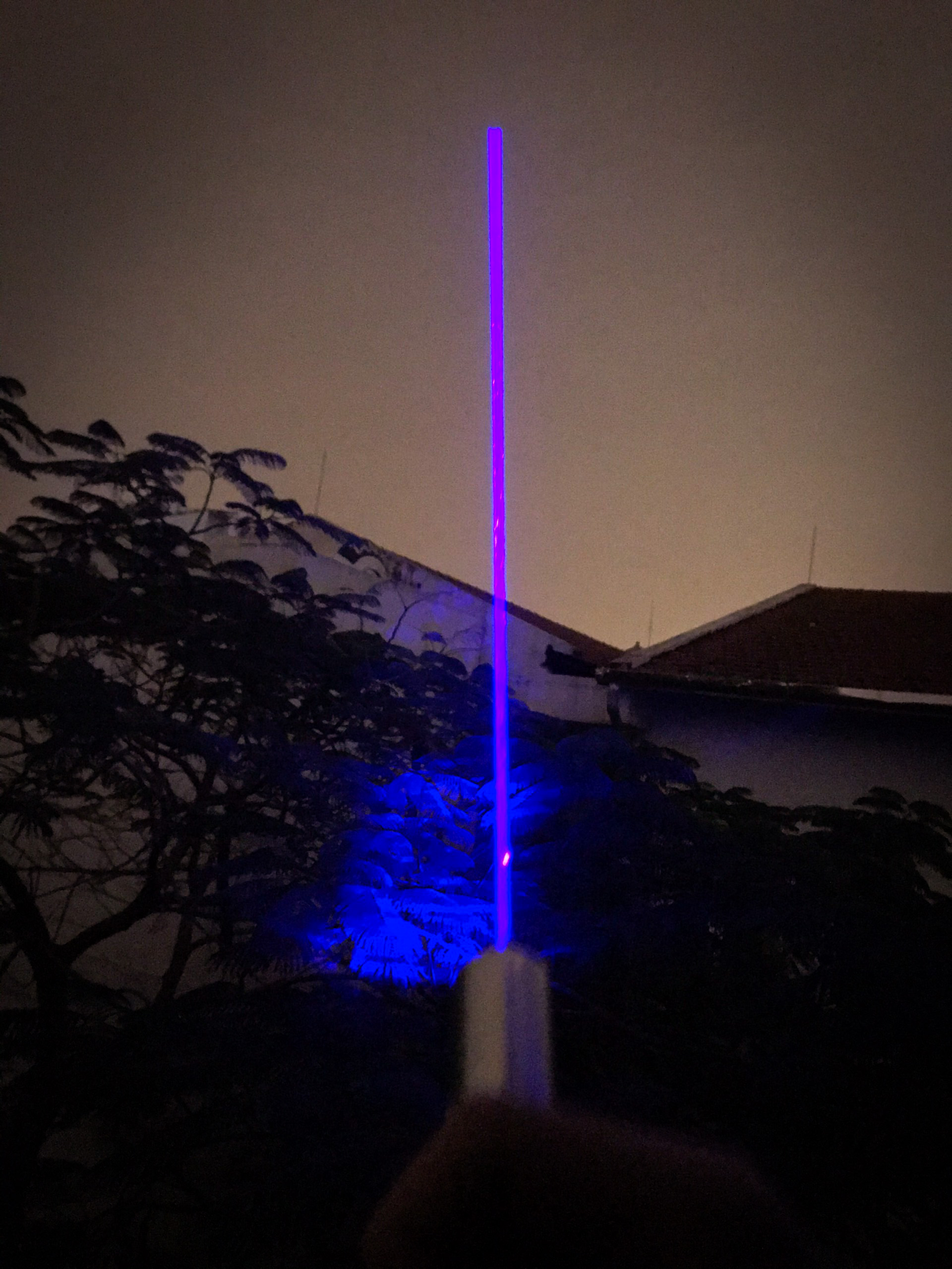 Đèn laser Blue công suất 2W tia màu xanh dương