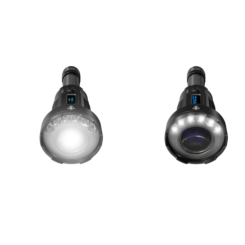 Đèn pin chiếu xa NITECORE P35i sáng 3.000 lumen chiếu xa 1.650m pin 21700 5000mAh màn hiển thị OLED vừa chiếu toả vừa chiếu xa