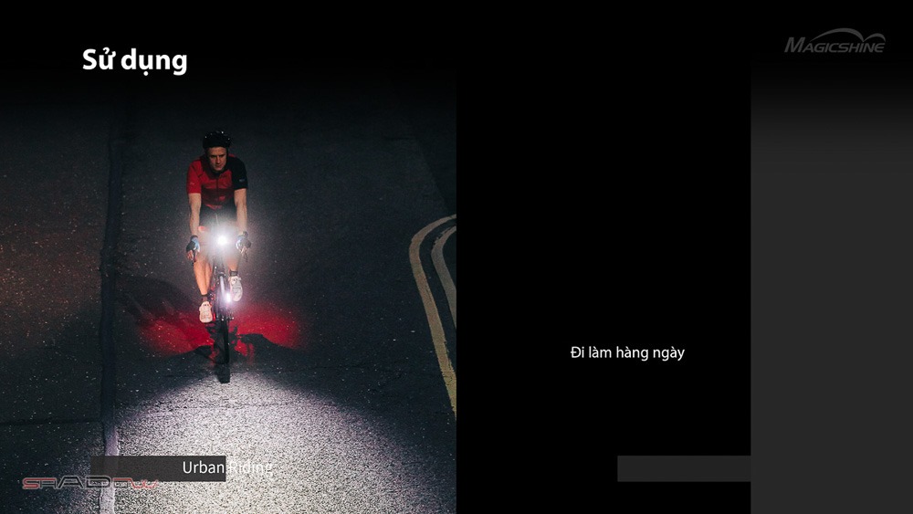 Đèn xe đạp MAGICSHINE ALLTY 400 V2.0 độ sáng 400 lumen pin 900mAh