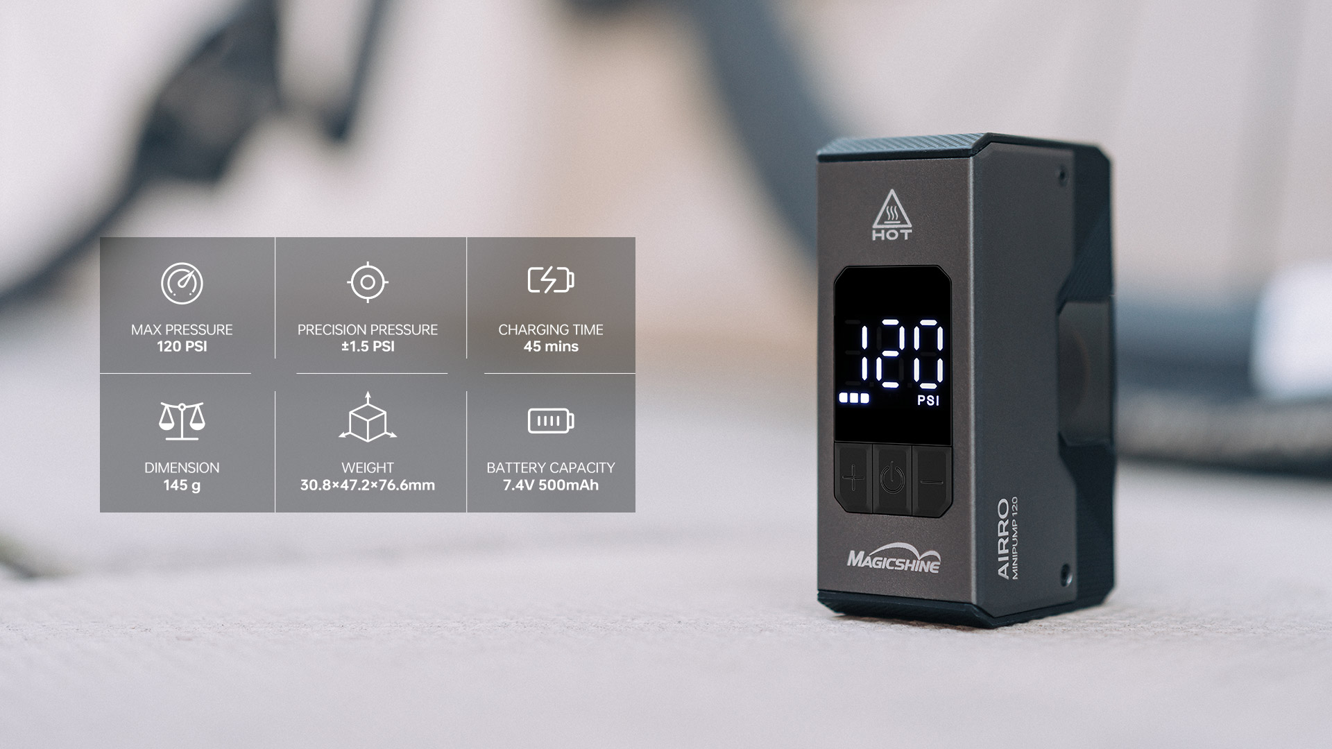 Bơm điện mini MAGICSHINE AIRRO