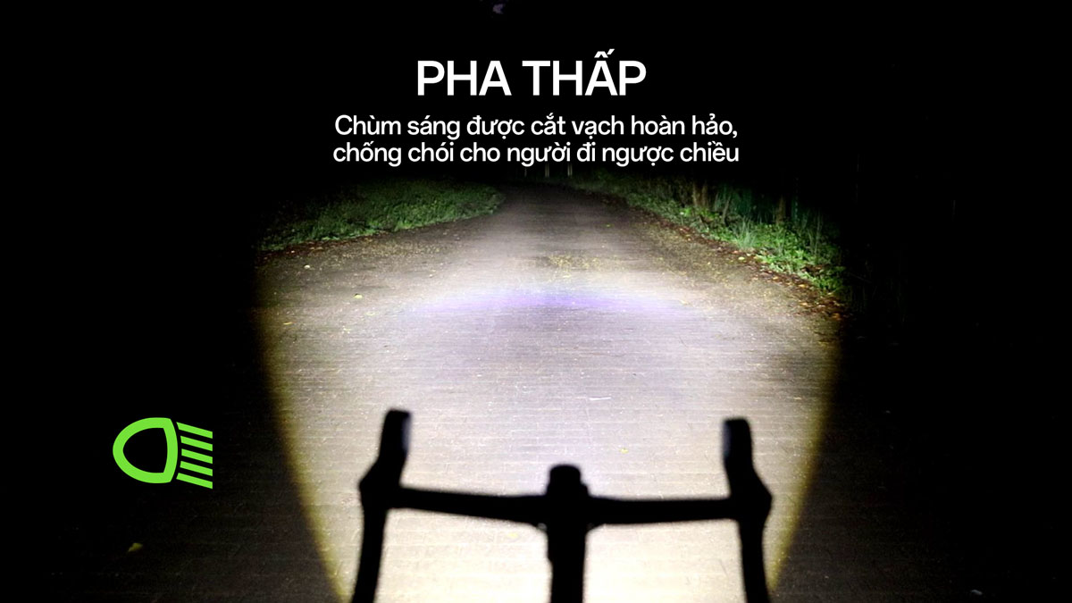 Đèn xe đạp MAGICSHINE EVO 1700SD sáng 1700 lumen pin 4000mAh hỗ trợ Shimano Di2