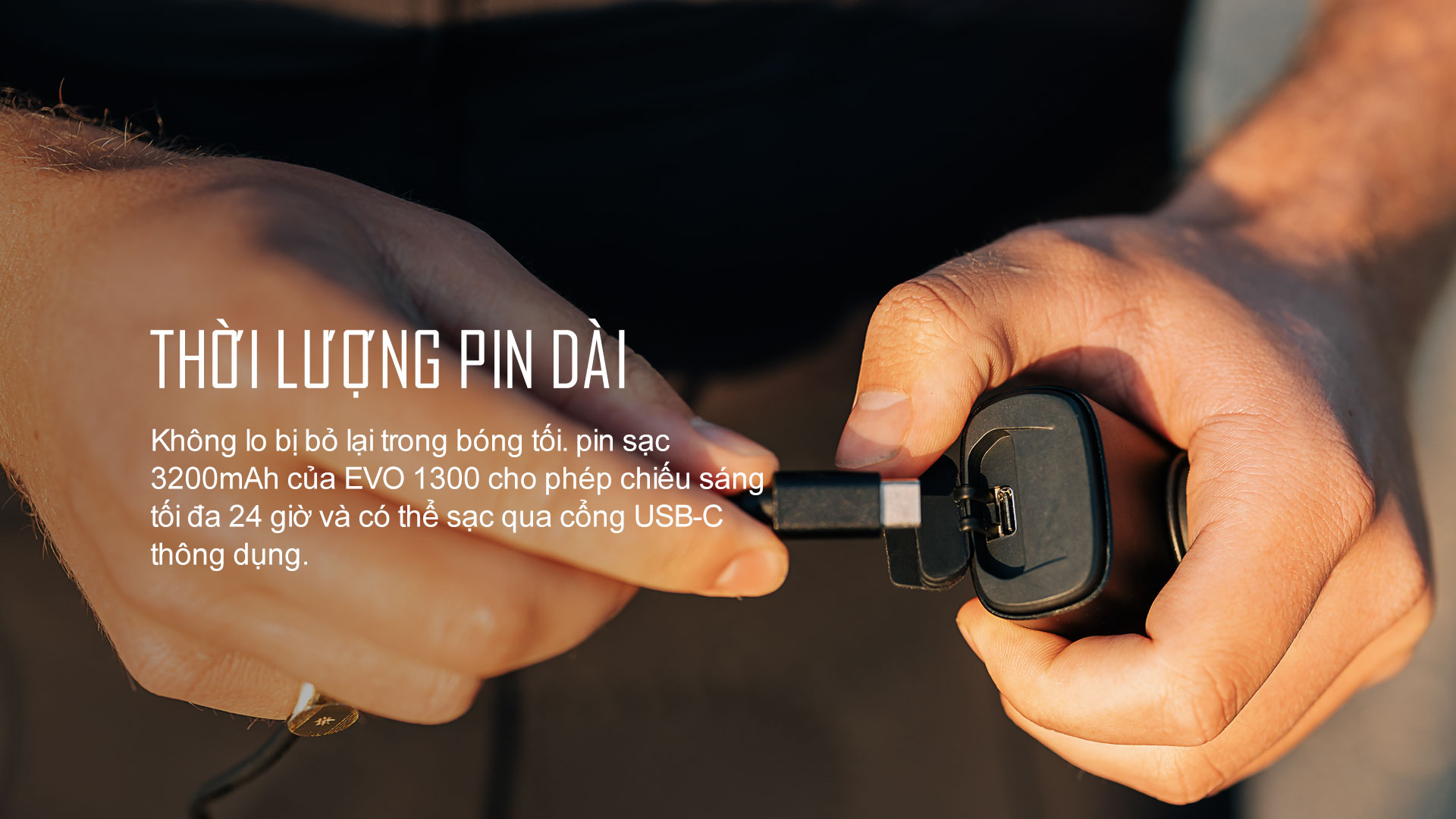 Đèn xe đạp MAGICSHINE EVO 1300 dung lượng 3400mAh