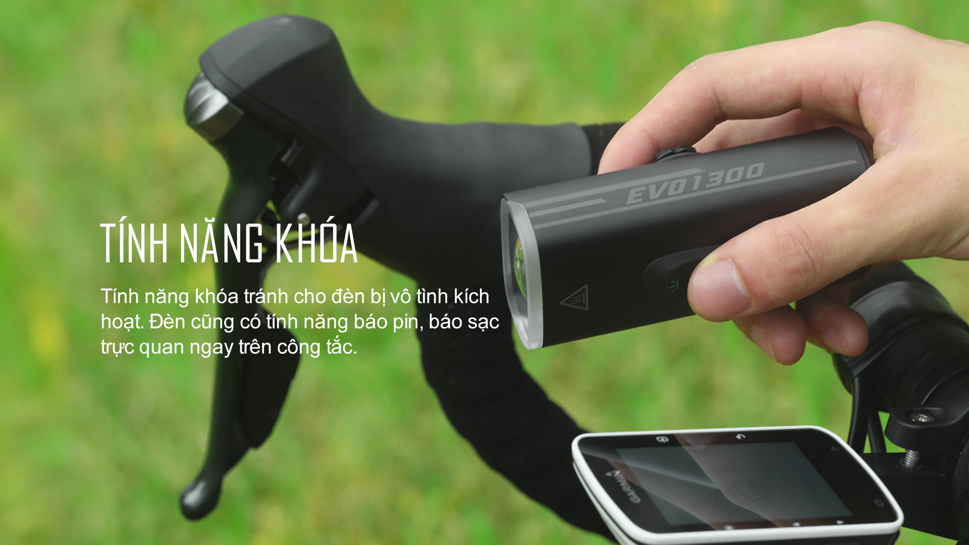 Tính năng khóa của Đèn xe đạp MAGICSHINE EVO 1300