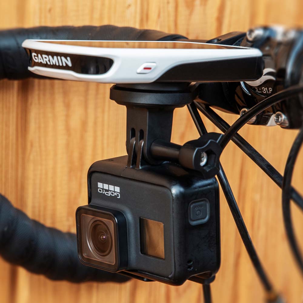 Gá xe đạp đa năng MAGICSHINE TTA v2 hỗ trợ tương thích đồng hồ Garmin, Wahoo, Polar, và Bryton, có thể treo Gopro và tất cả đèn xe đạp Magicshine