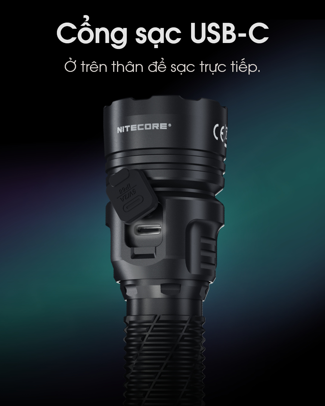 Đèn pin chiếu xa NITECORE MH25 PRO sáng 3.300 lumens chiếu xa 705m pin sạc 21700 5300mAh USB-C