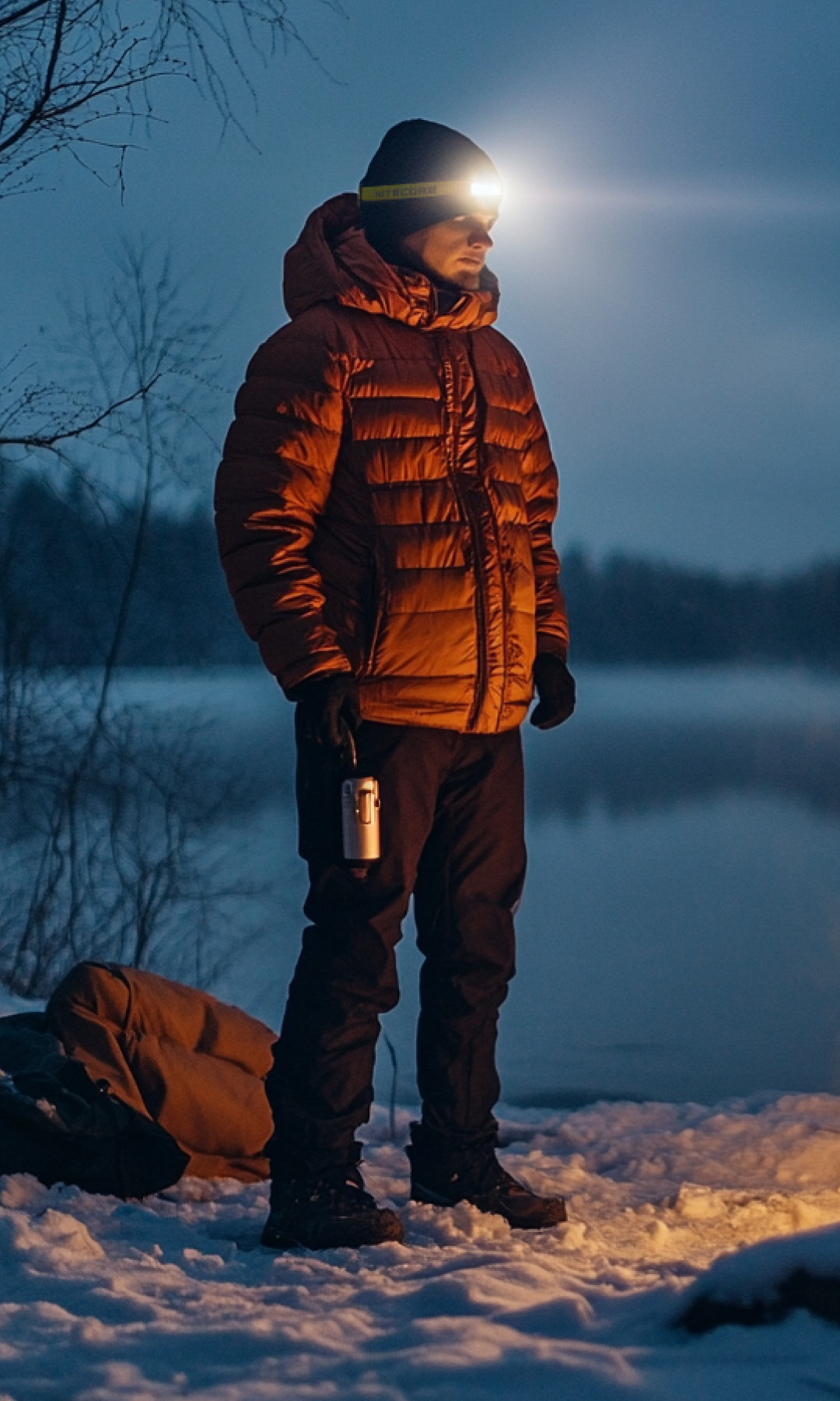 Đèn pin đội đầu NITECORE NU27 sáng 600 lumen siêu nhẹ 56g  có thay đổi màu ánh sáng