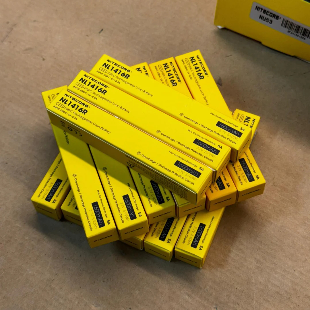 Pin sạc 14100 NL1416R dung lượng 1600mAh lắp cho đèn pin NITECORE MT2A pro