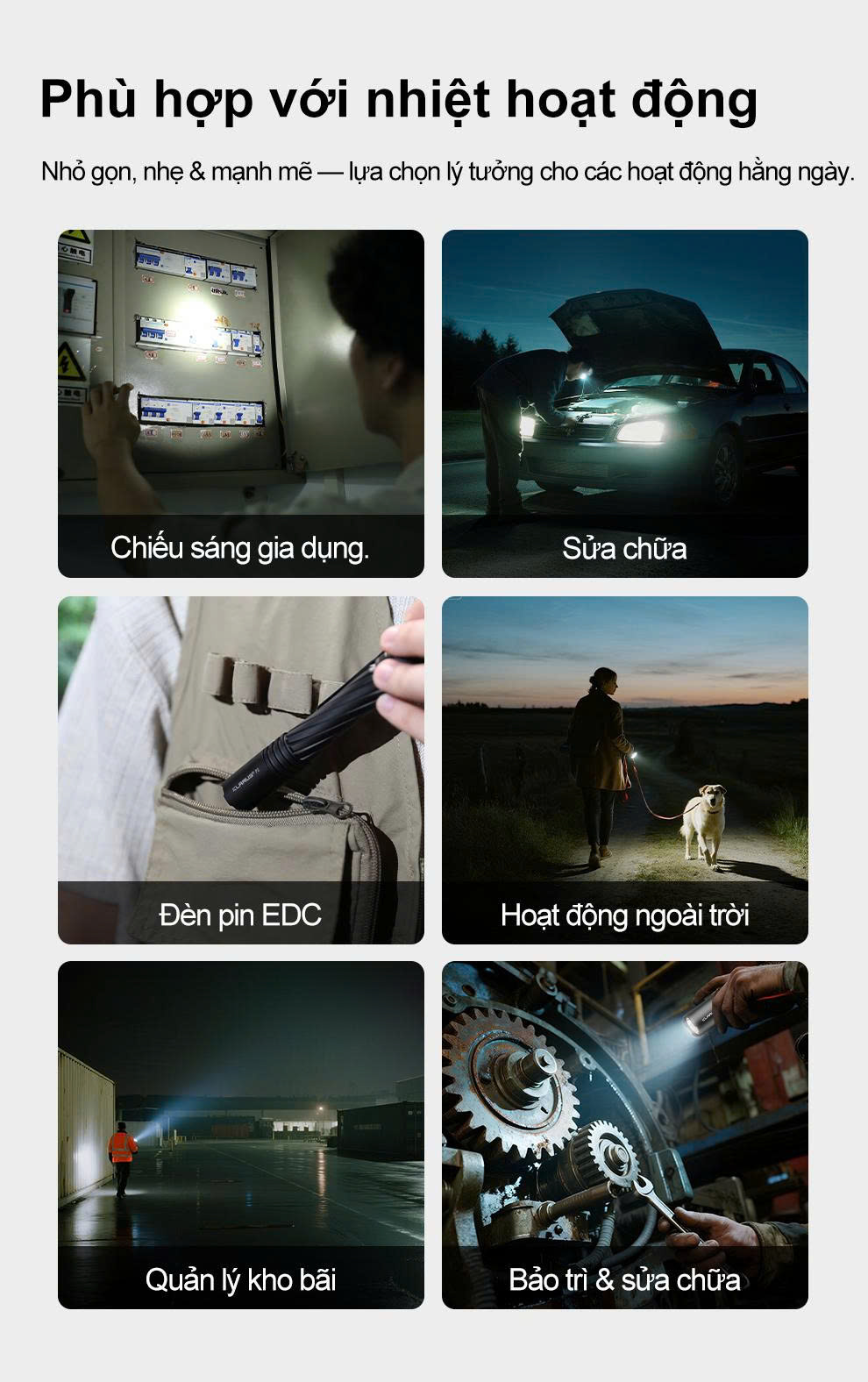 Klarus P2 – Đèn pin EDC 1000 lm siêu gọn, sạc USB-C, dùng pin 14100/AA