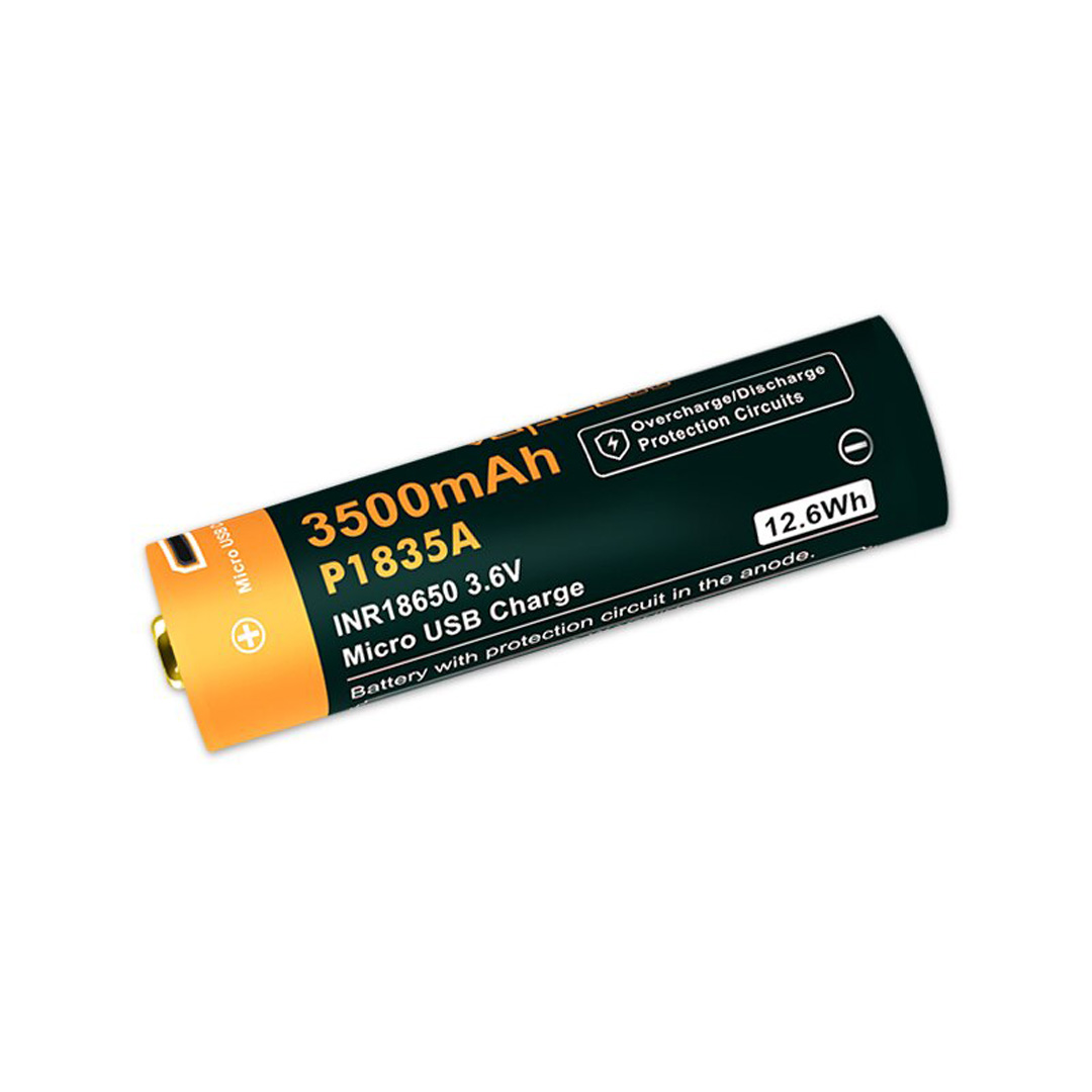 Pin sạc VAPCELL P1835A dung lượng 3500mAh dòng xả 10A có bảo vệ sạc USB