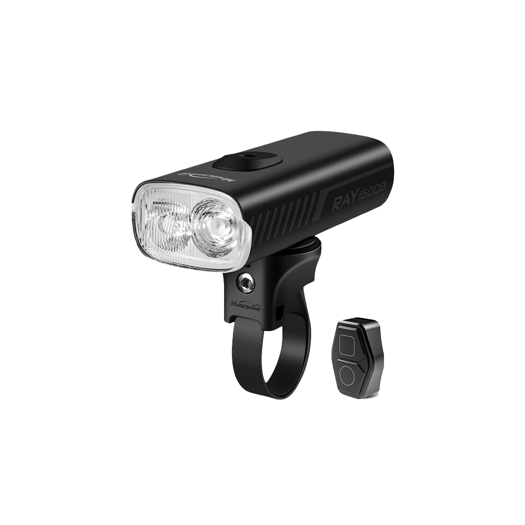 Đèn xe đạp MAGICSHINE RAY 1600B sáng 1600 lumen tương thích App điện thoại công tắc remote không dây USB-C powerbank
