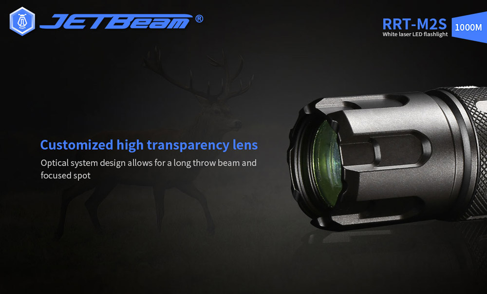 Đèn pin chiếu xa LEP JETBEAM RRT-M2S chiếu xa 1000m độ sáng 480m