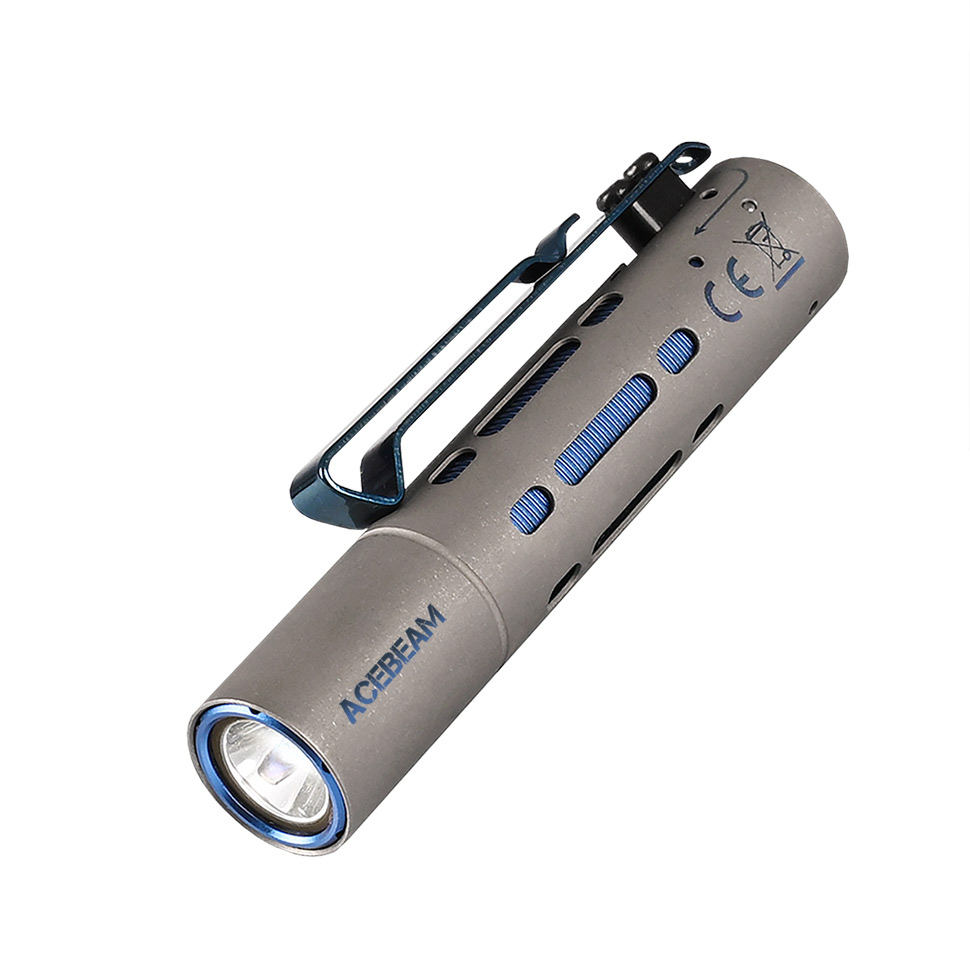 Đèn pin ACEBEAM RIDER RX TITANIUM độ sáng 650 lumen chiếu xa 96m