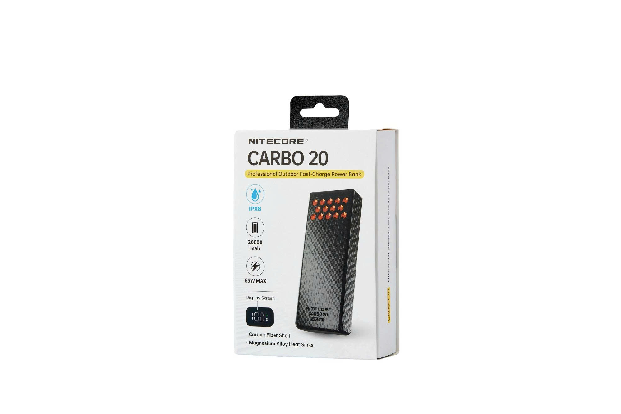Hộp sạc dự phòng NITECORE CARBO 20 20000mAh 65W IPX8 chính hãng