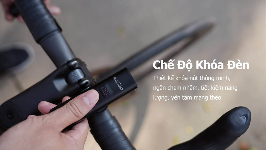 Đèn xe đạp MAGICSHINE RN 1200 V2 độ sáng 1200lm 5000mAh hỗ trợ đồng bộ ánh sáng FTR, powerbank