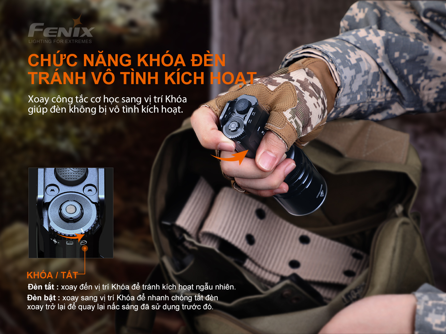 Đèn pin FENIX TK35UE V2.0 sáng 5000 lumen chiếu xa 400m kèm 02 pin sạc Fenix 3400mAh và sạc đôi Vapcell Q2