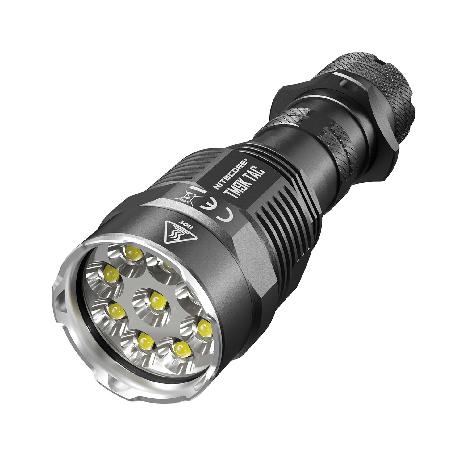 Đèn pin tác chiến NITECORE TM9K TAC sáng 9800lm chiếu xa 280m pin 5.000mAh công tắc kép phản ứng nhanh