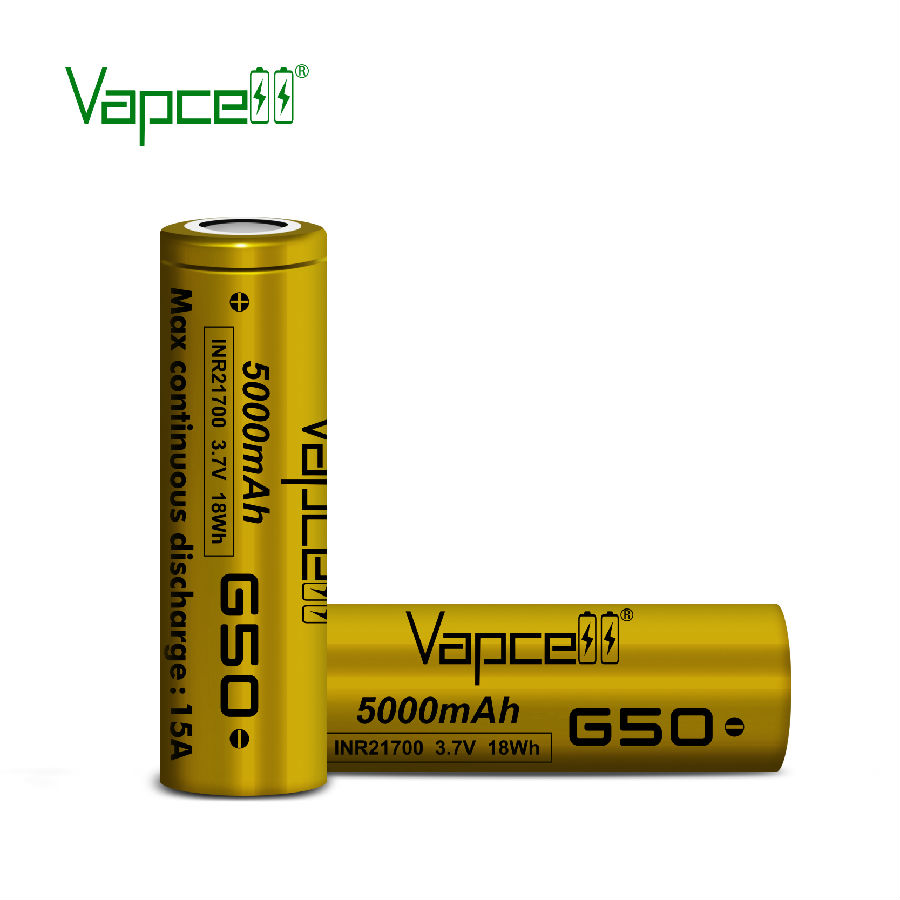 Pin sạc VAPCELL 21700 G50 dung lượng 5000mAh