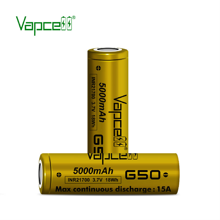 Pin sạc VAPCELL 21700 G50 dung lượng 5000mAh