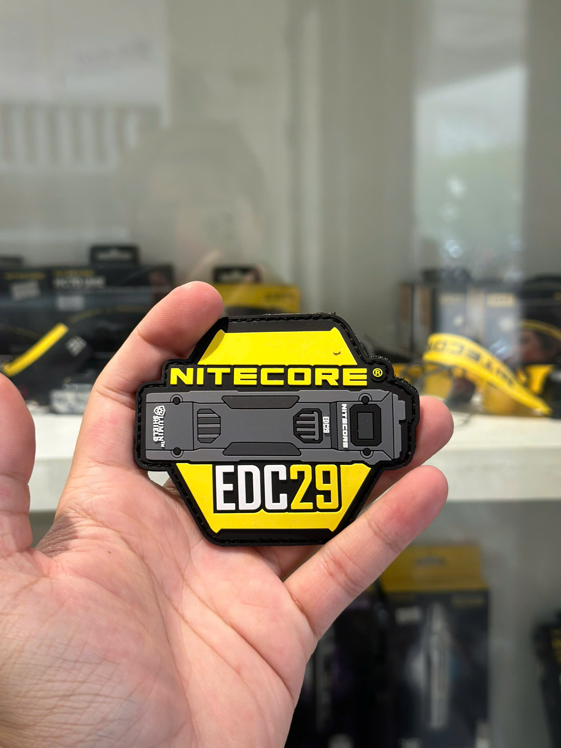Patch dán túi, áo Nitecore và EDC29