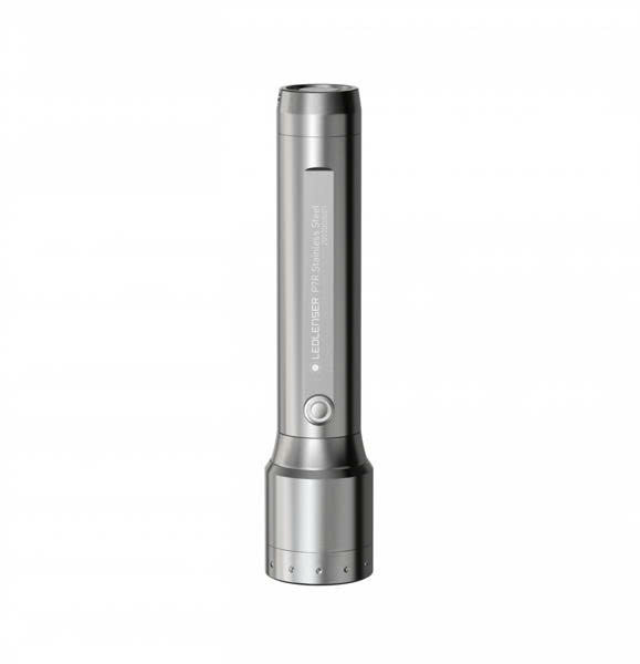 Đèn pin Ledlenser P5R & Đèn móc khoá V8 Stainless Steel bản thép (Phiên bản giới hạn)