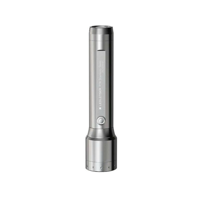 Đèn pin Ledlenser P7R Core & Đèn móc khoá V8 Stainless Steel bản thép (Phiên bản giới hạn)