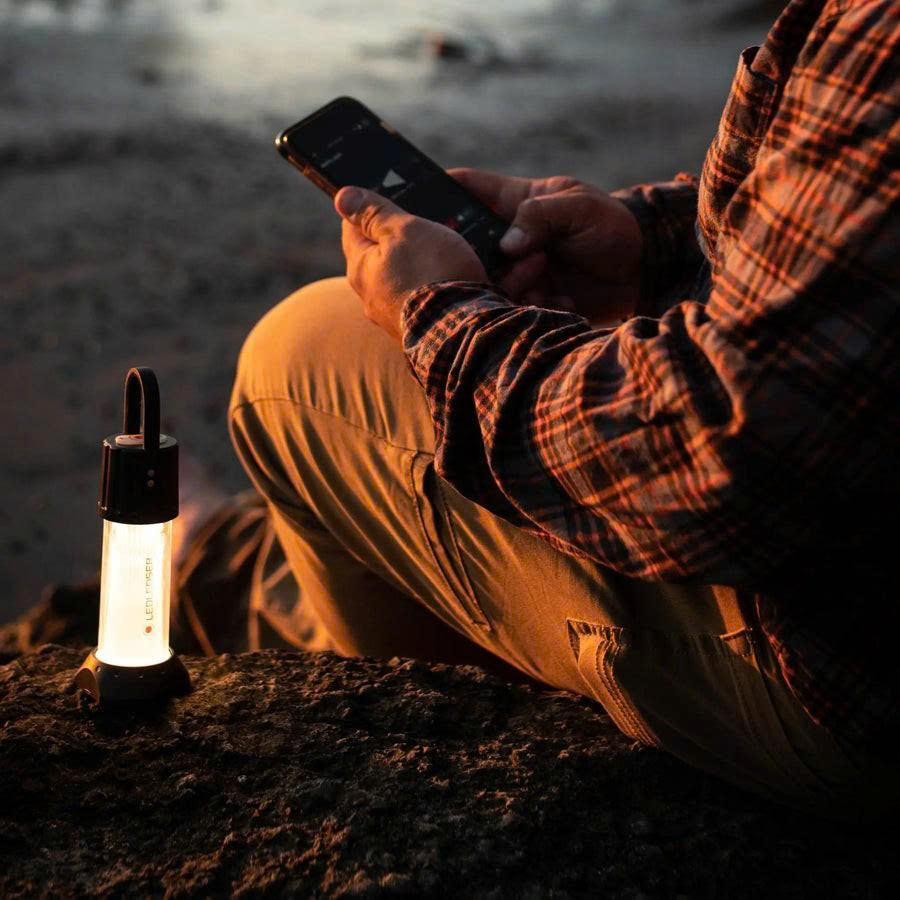 Đèn cắm trại LEDLENSER ML6 sáng 750 Lm + vòng kết nối bluetooth, thời gian hoạt động lâu dài