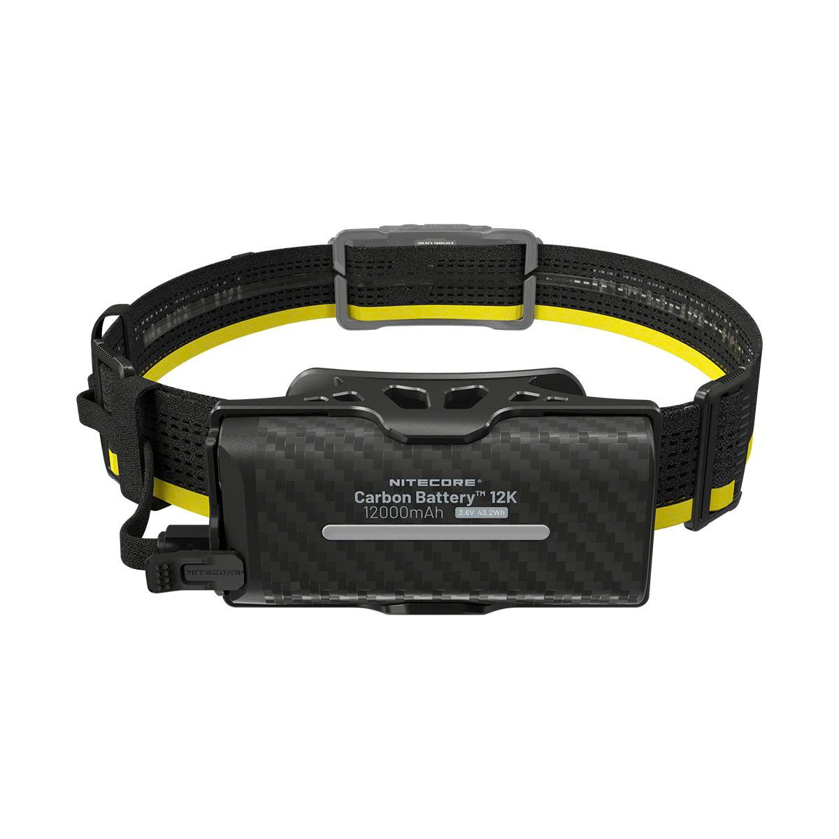 Pin sạc mở rộng NITECORE Carbon 12K 12000mAH dành cho đèn đeo đầu NITECORE