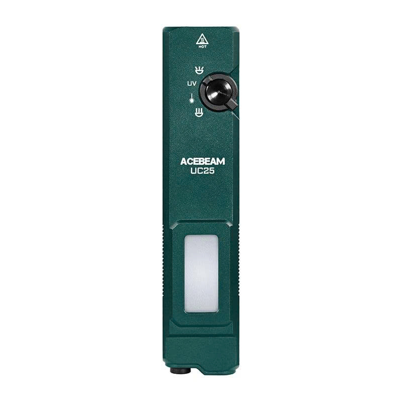 ACEBEAM UC25 – Đèn pin EDC chiến thuật đa nguồn sáng 3.100 lumen (Trắng · Laser · UV · High CRI)