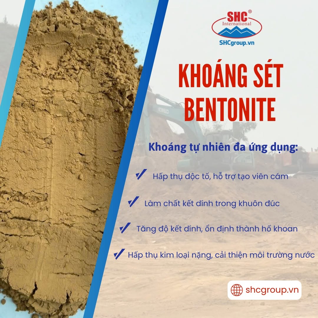 BEMTONITE - MỘT TRONG NHỮNG NGUYÊN LIỆU TỰ NHIÊN 