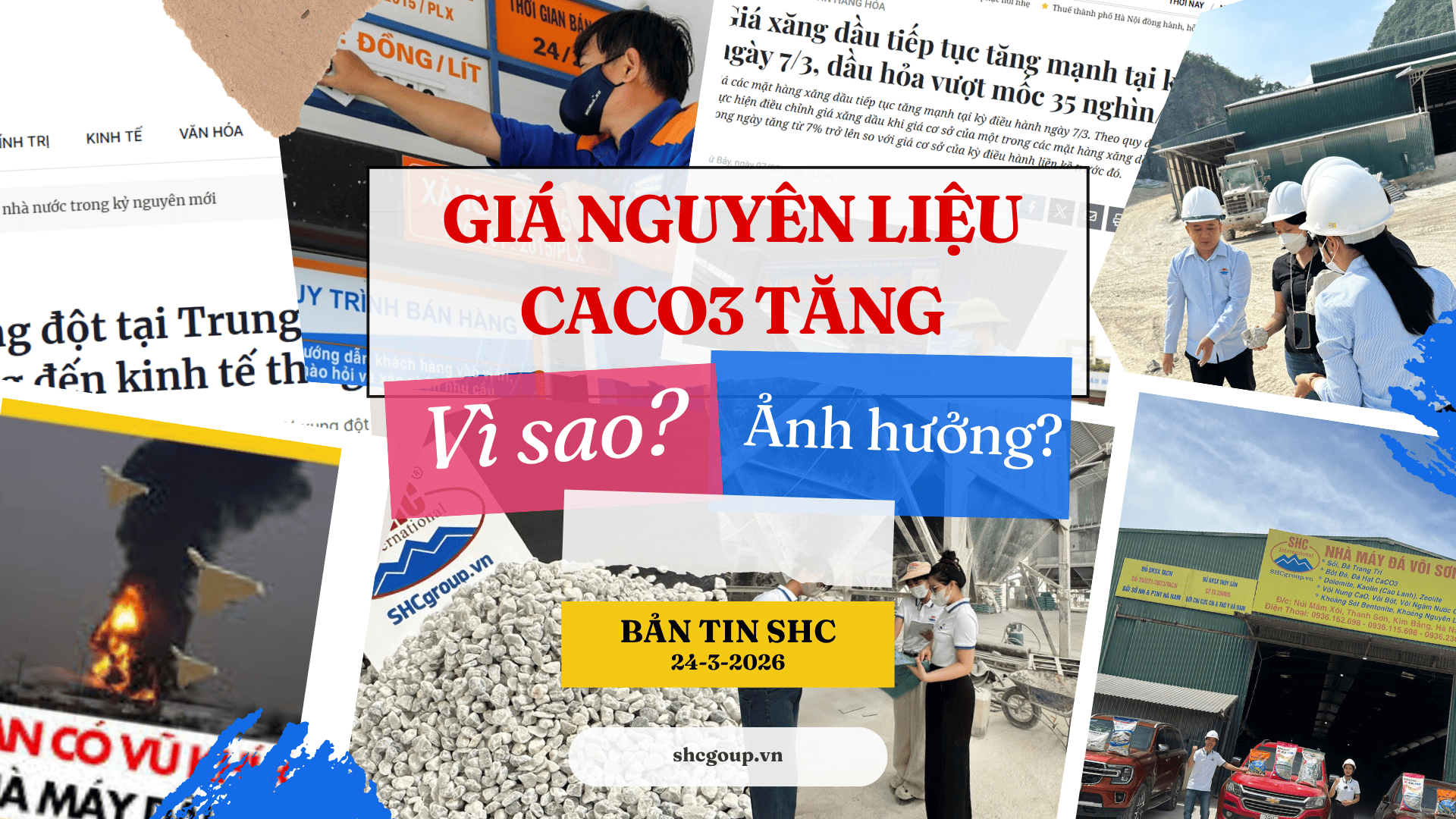 GIÁ NGUYÊN LIỆU CACO3 TĂNG - DOANH NGHIỆP CẦN LÀM GÌ ĐỂ TỐI ƯU CHI PHÍ