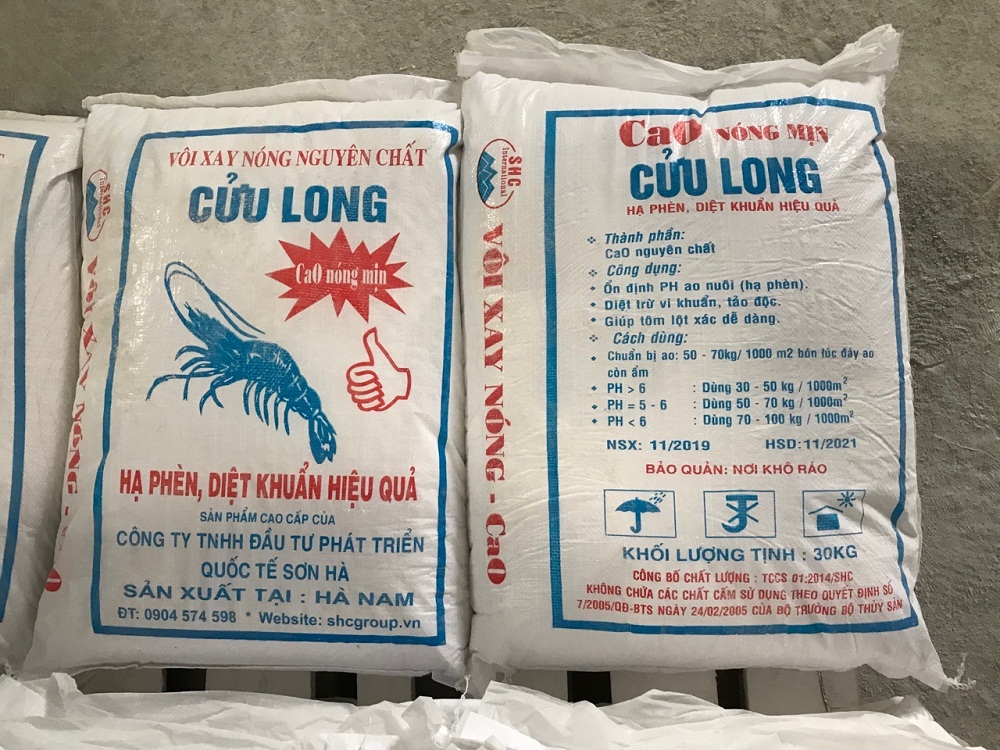 Vôi xay nóng Cửu Long