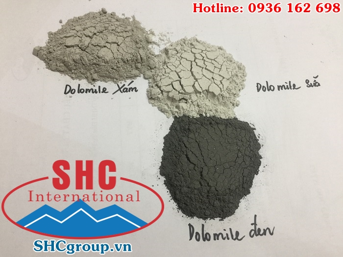 dolomite xám. dolomit đen, đô lô mít sữa