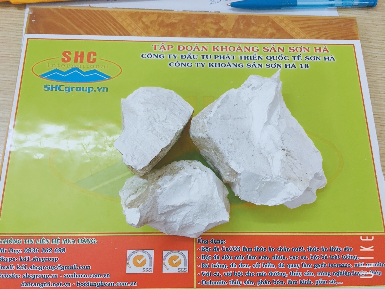 Vôi CaO xử lý nước thải