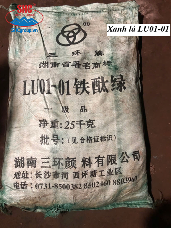 Bột màu Oxit sắt xanh lá