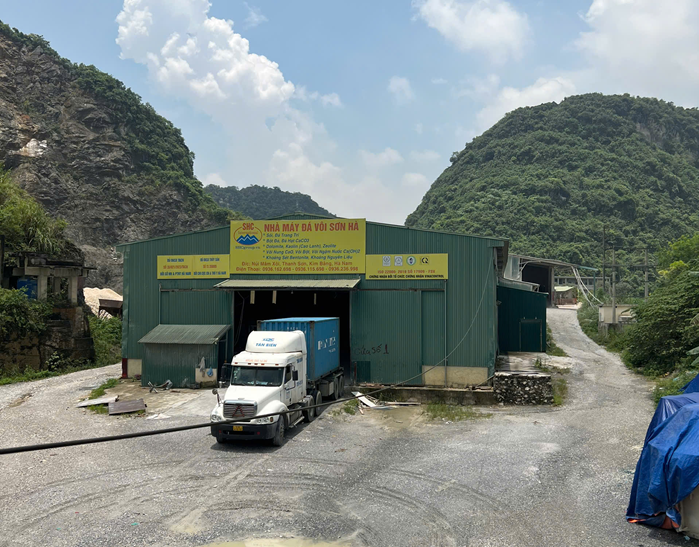 Bột đá sản xuất sơn, nhựa, cao su