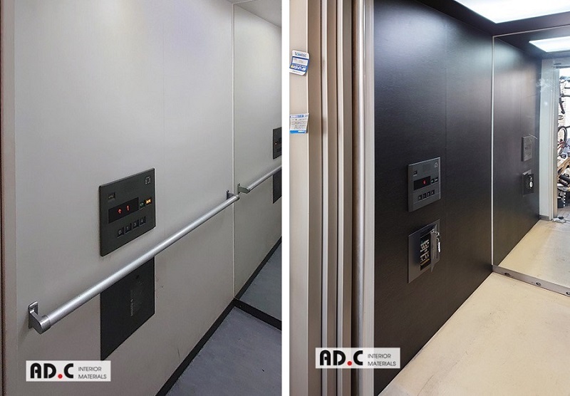 Film PVC Reatec Nhật Bản ốp thang máy