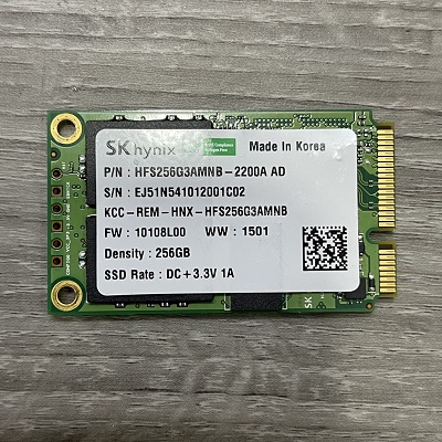 Ổ Cứng SSD Msata 256Gb SK Hynix New 0h
