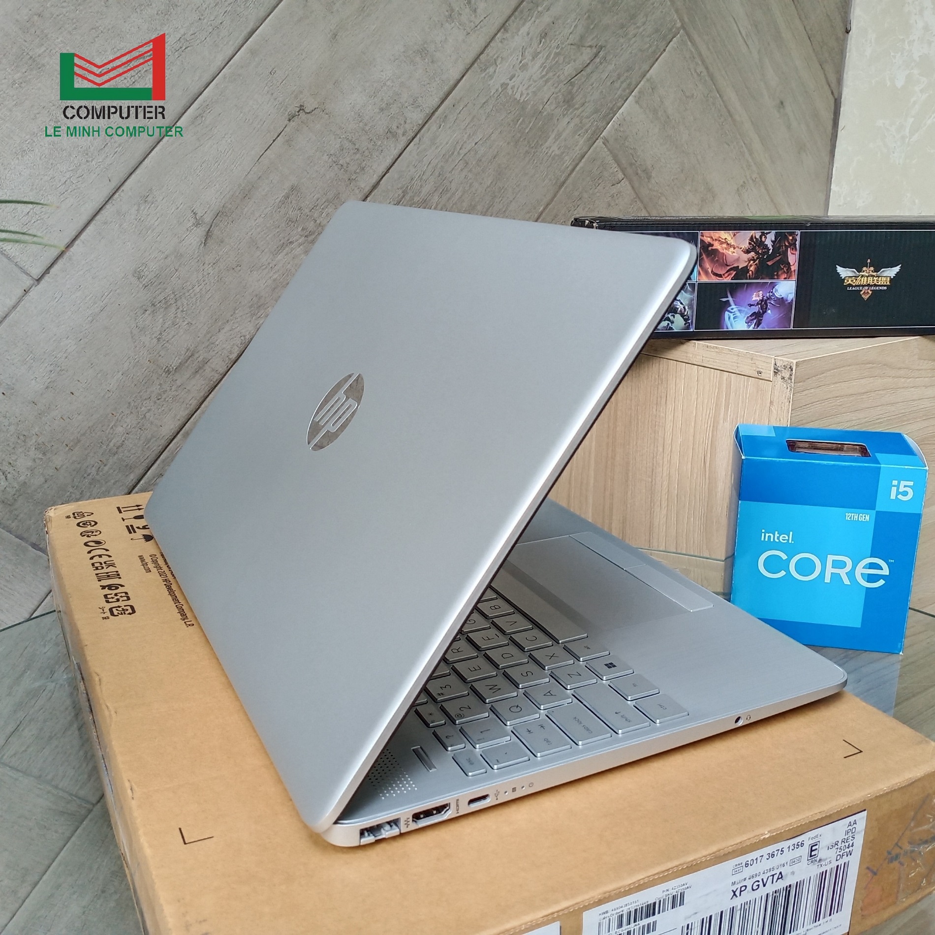 Laptop New HP15T-DW400 Core i5-1235U , RAM 8GB , SSD 256GB Nvme , 15.6